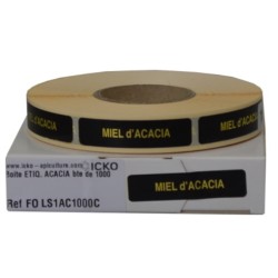 ÉTIQUETTES "MIEL D'ACACIA"...