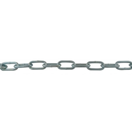 CHAINE SOUDEE MAILLON LONG AZ DIAM 6MM LE ML CHAINE SOUDEE MAILLON LONG AZ DIAM 6MM LE ML