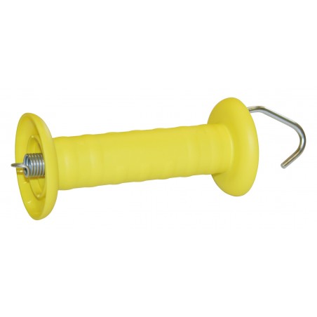 POIGNEE CLOTURE JAUNE CROCHET STD