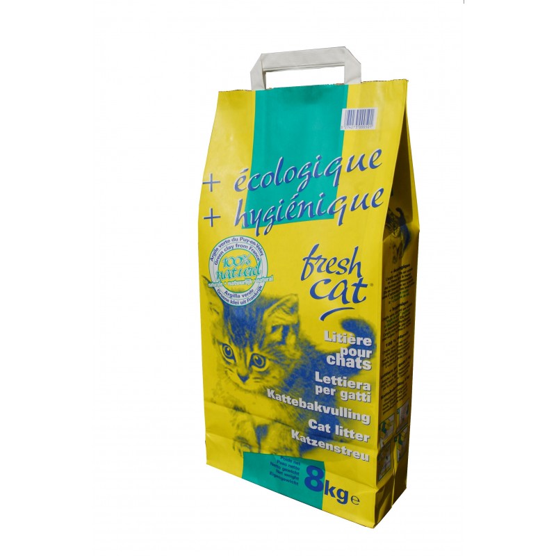 LITIÈRE CHAT FRESH CAT GRANULÉS 8KG