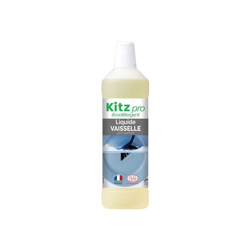 LIQUIDE VAISSELLE MAIN ÉCOLOGIQUE 1L KITZ PRO SANS PARFUM LIQUIDE VAISSELLE MAIN ÉCOLOGIQUE 1L KITZ PRO SANS PARFUM