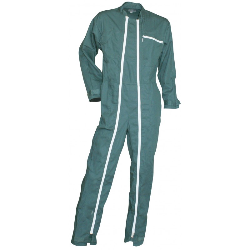 COMBINAISON DOUBLE FERMETURE POLYCOTON VERTE COMBINAISON DOUBLE FERMETURE POLYCOTON VERTE