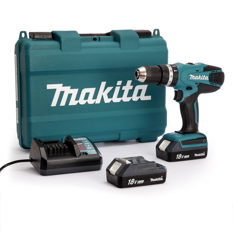 COFFRET PERCEUSE PERC. 18V 2X1.3AH Ø13MM EMPR. SPE COFFRET PERCEUSE PERC. 18V 2X1.3AH Ø13MM EMPR. SPE