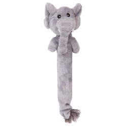 JOUET CHIEN ELEPHANT GRIS