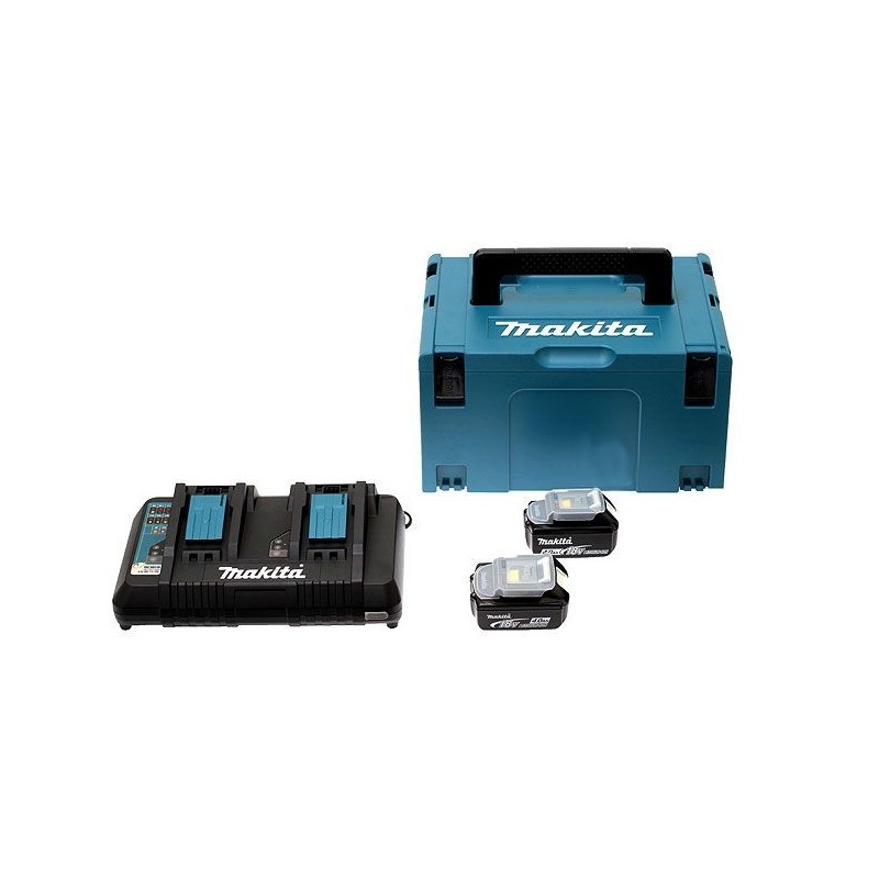 PACK ENERGIE - CHARGEUR RAPIDE DOUBLE + 2 BATTERIES 5.0 AH PACK ENERGIE - CHARGEUR RAPIDE DOUBLE + 2 BATTERIES 5.0 AH