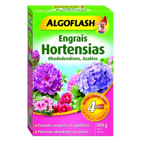 ENGRAIS HORTENSIAS RHODODENDRONS AZALEES 800 G ENGRAIS HORTENSIAS RHODODENDRONS AZALEES 800 G