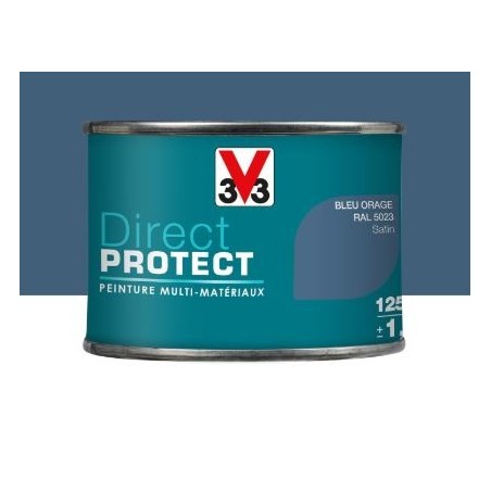 PEINTURE MULTI-MATERIAUX DIRECT PROTECT BLEU ORAGE SATIN 125ML