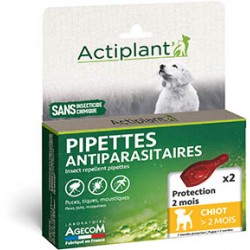 2 PIPETTES ANTIPARASITAIRES...