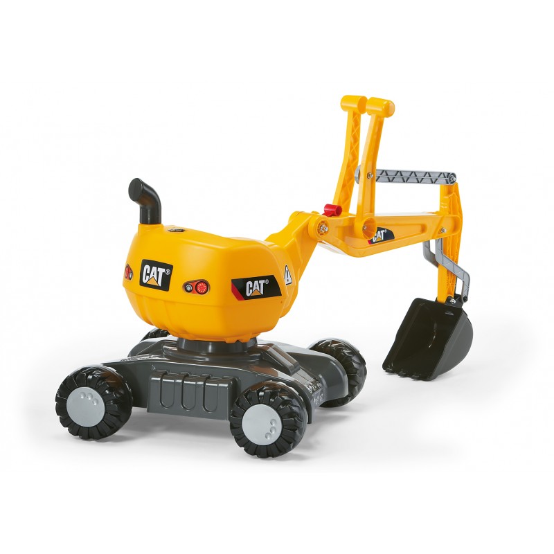 Rolly Toys rollyDigger pelleteuse jaune sur roues pour enfants au