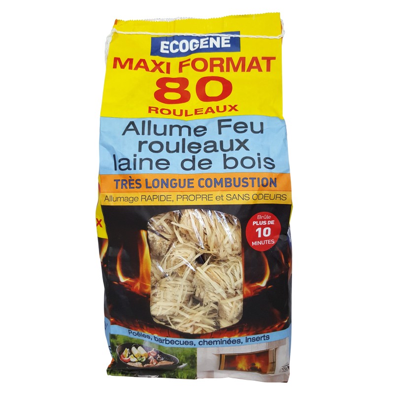 laine de bois allume-feu 1,5kg