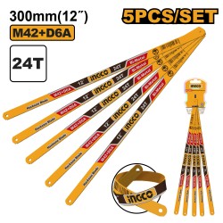 SET 5 LAMES 24 DENTS 300MM...