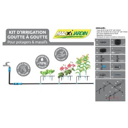 KIT D'IRRIGATION GOUTTE À...