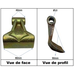 COUTEAU MARTEAU UNITE EF