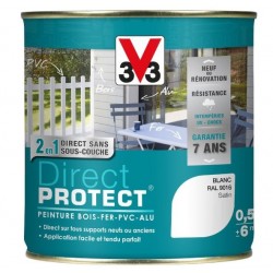 PEINTURE MULTI-MATERIAUX DIRECT PROTECT BLANC SATIN 0.5 L