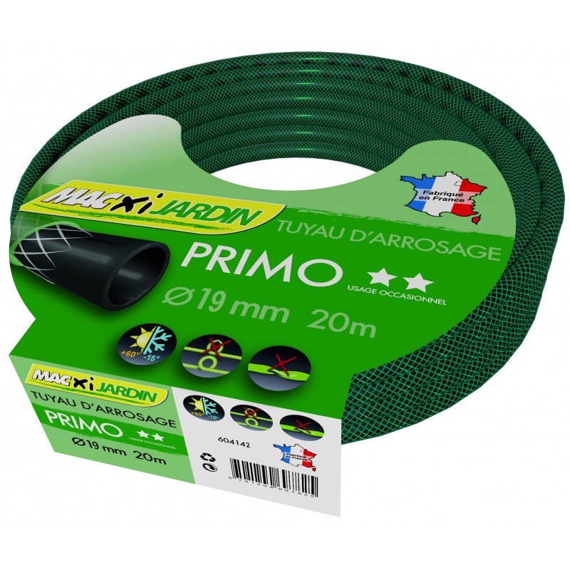 TUYAU D'ARROSAGE PRIMO Ø19MM 20M - MACXI JARDIN