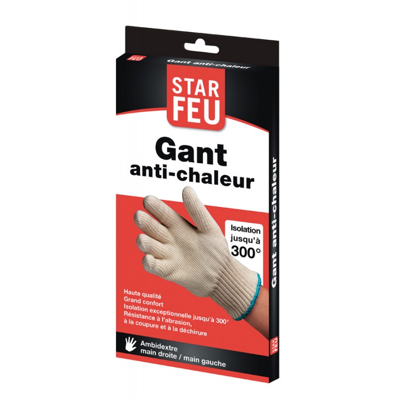 Gant Anti-Chaleur - France Vitre Insert, ma vitre de cheminée sur-mesure