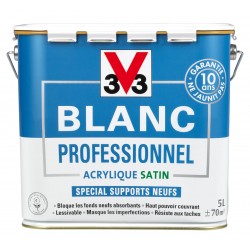 BLANC PROFESSIONNEL ACRYLIQUE MAT – V33