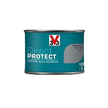 PEINTURE MULTI-MATERIAUX DIRECT PROTECT GRIS GALET SATIN 125ML