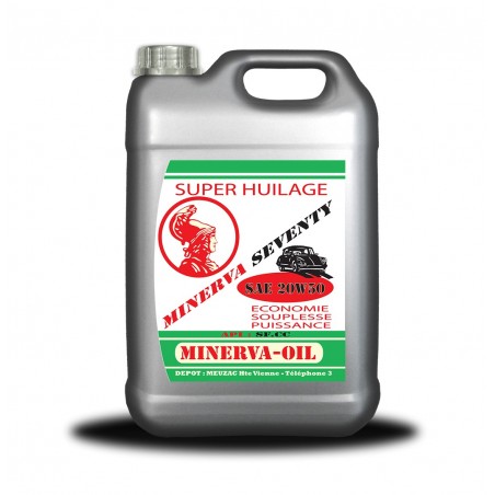 HUILE MINERVA SEVENTY 20W50 MULTIG.5L HUILE MINERVA SEVENTY 20W50 MULTIG.5L