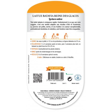 LAITUE BATAVIA  REINE DES GLACES cat3