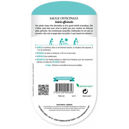 SAUGE OFFICINALE cat3 SAUGE OFFICINALE cat3