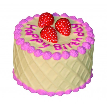 GATEAU DANNIVERSAIRE EN VINYL 10 CM