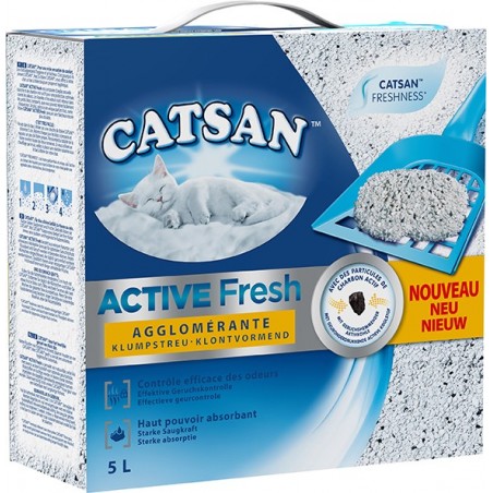 LITIÈRE ACTIVE FRESH CATSAN 5L