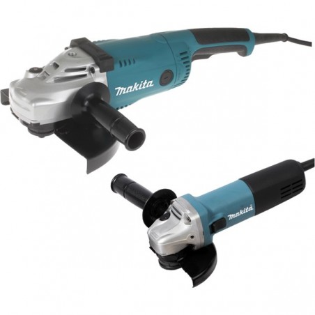 PACK DE 2 MEULEUSES D125MM 840W + D230MM 2200W PACK DE 2 MEULEUSES D125MM 840W + D230MM 2200W