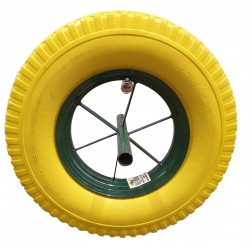 ROUE DE BROUETTE PLEINE...