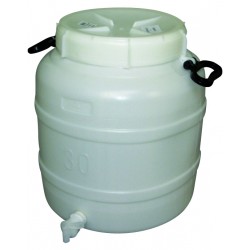 FÛT BLANC 30L AVEC POIGNÉES...