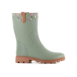 DEMI BOTTE ADELIA VERT -...