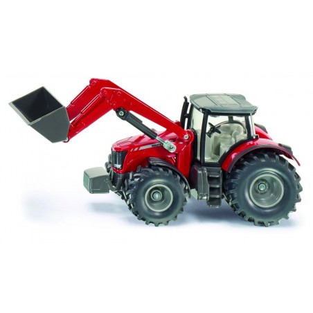 JOUET TRACTEUR MASSEY+CHARGEUR 1/50 SIKU