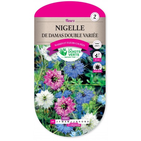 NIGELLE DE DAMAS DBLE VARIE cat2 NIGELLE DE DAMAS DBLE VARIE cat2