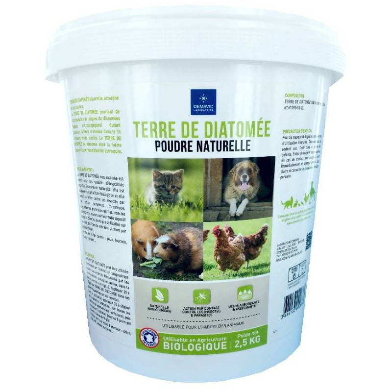 TERRE DE DIATOMEE 2.5KG TERRE DE DIATOMEE 2.5KG