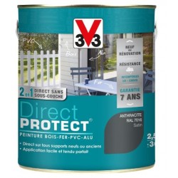 PEINTURE MULTI-MATERIAUX DIRECT PROTECT ANTHRACITE SATIN 2.5 L