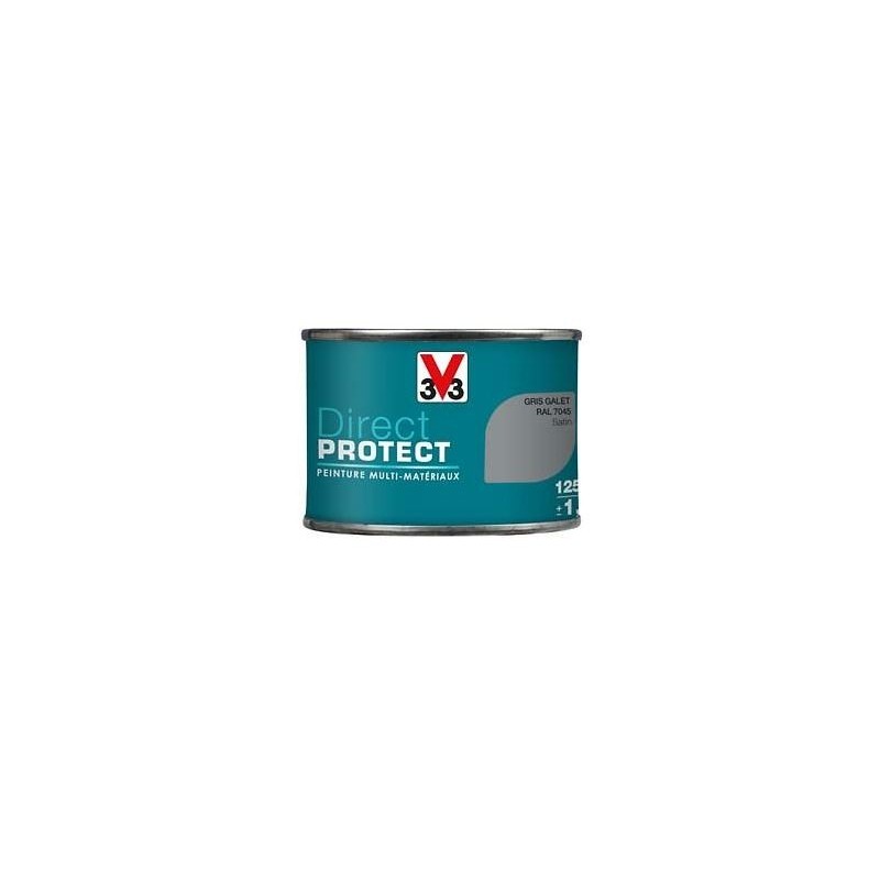 PEINTURE MULTI-MATERIAUX DIRECT PROTECT GRIS GALET SATIN 125ML