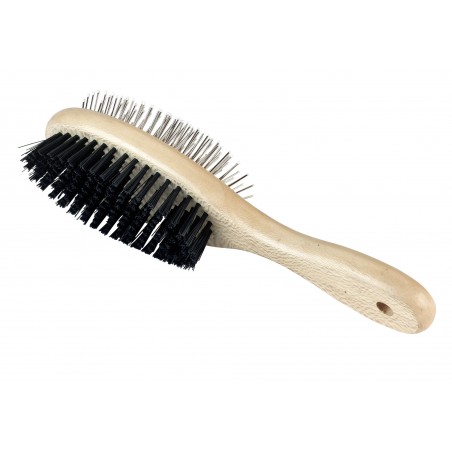 Brosse ovale double