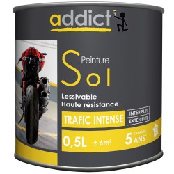 PEINTURE ADDICT SOL 0.5L BLANC