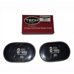 RUSTINES OVALES 100X50MM X3