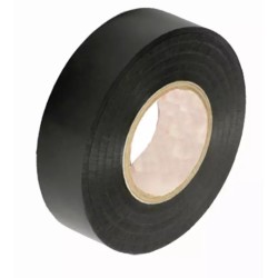 ROULEAUX ADHESIF NOIR PVC X2