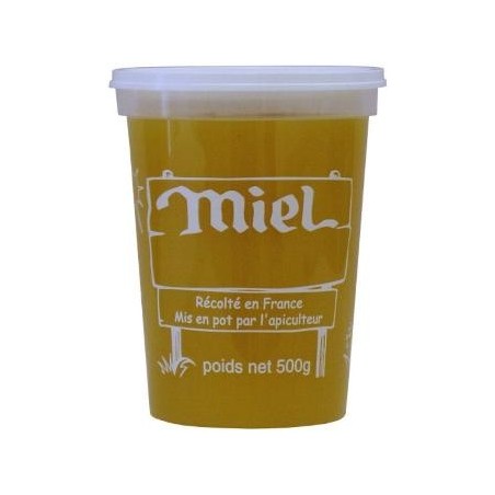 300 POTS MIEL PLASTIQUE IMPRIM  500GR